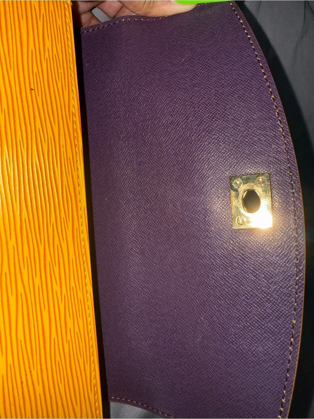 Louis Vuitton Yellow Malesherbas Epi Leather Top-Handle Satchel